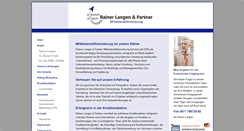 Desktop Screenshot of langenpartner.de